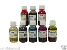 8x100ML ND® Bulk refill ink Cartridge 87 T087 T0870-T0879 R1900 Pigment ink picture