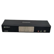 IOGEAR MiniView GCS1794 4-Port HD HDMI USB 2.0 KVMP Switch With Audio Black picture