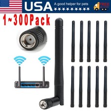 300 x RP-SMA Antenna for WiFi 2.4GHz 5Ghz Wireless Router or Card Female Pin Lot picture