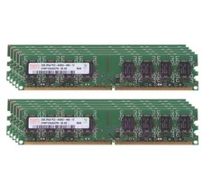 Lot Hynix 10pcs 2GB 2RX8 PC2-6400U DDR2 800MHz RAM Memory DIMM Desktop Intel Kit picture