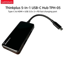Original Lenovo Thinkplus 5-in-1 Type-C Hub 1*HDMI/3*USB 3.0/1*USB-C PD TPH-05 picture