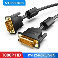 DVI-I to VGA Cable Dual Link 24+5 Male to Male Adapter Video Cord Laptop Monitor picture