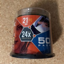 NEW TDK 50 Pack 21 MIN Data CD-R 185 MB 24x Compatible Writable Surface SEALED picture