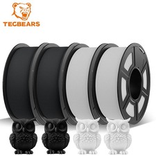 4KG TECBEARS Rapid PETG Filament 1.75mm Black High Speed 600mm/s 3D Filament picture