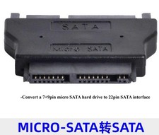 Slim Sata 7+6pin 13pin/Micro SATA 7+7+2pin 16pin to 15+7pin 22pin Sata adapter picture