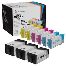 LD 9 Pack 934XL 934 HY Black Color Ink Cartridge Set for HP Printer picture