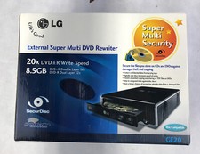 LG GE20LU10 External Super Multi DVD +/- Rewriter 20x Speed 8.5 GB LightScribe  picture