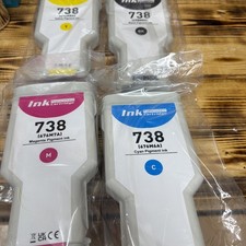 Designer T850/T950 H-738BK H-738C/M/Y  Pigment 4 Pack picture