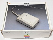Vintage A2M4015 Apple IIC Mouse in Original Box w First Apple Disk Storage Case+ picture