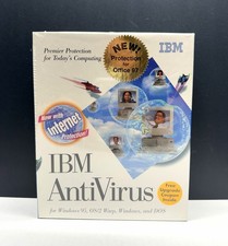 1996 IBM Antivirus 2.4 Windows 95, Os/2 Warp, Windows And Dos Sealed picture