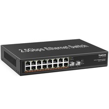 YuanLey 18 Port 2.5G Umanaged Ethernet Switch, 16 x 2.5Gb Ports , 2 x 10G SFP+ picture
