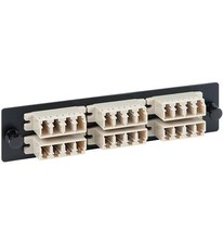 ICC LGX Adapter Panel, 6 Quad LC, 24F, Beige, MM (icfopl1615) picture