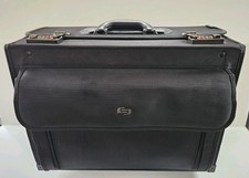 SOLO B78-4 Rolling Catalog Laptop Case with Combination Lock Telescoping Handle picture