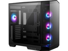 MSI MAG PANO 100R PZ Project Zero Mid Tower ATX Gaming Case, Tempered Glass, picture