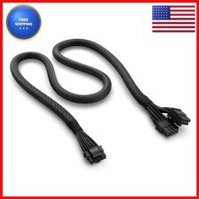 NZXT 12VHPWR Adapter Cable 12+4-Pin to Dual 8-Pin PCIe 600W Black PA-xG1BB picture