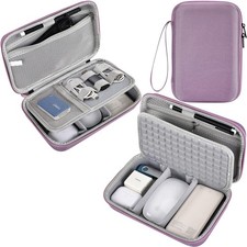 Hard Electronics Organizer Shockproof Carrying Case for MacBook Power Adapter... picture