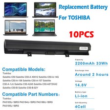 LOT 10X PA5185U-1BRS Battery For Toshiba Satellite C55D C55T C55-B5200 C55-B5300 picture