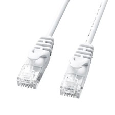 Sanwa Supply Category 6 Ultra-Thin LAN Cable, 10m, White LA-SL6-10W picture