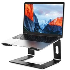 BESIGN LS03 Aluminum Laptop Stand, Ergonomic Detachable Computer A-Black picture
