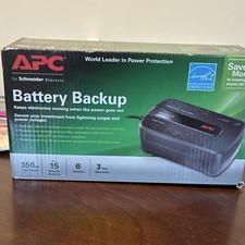 APC BE350G Battery Backup UPS 350VA 200W 6 Outlets Surge Protection picture