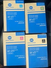 New, sealed, OEM Konica Minolta CMYK toner set - AW130-AW430 - Excellent picture