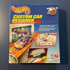 Hot Wheels Custom Car Designer CD-ROM NEW & SEALED Windows 95 Mattel picture