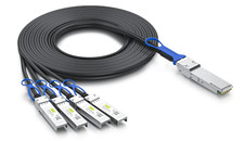 10Gtek CAB-ZQP/4ZSP-P2M 100G QSFP28 to (4x) to SFP28 DAC 2-m 30AWG Passive picture