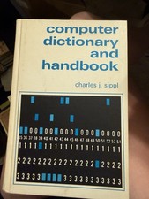 1966 Computer Dictionary and Handbook Charles J Sippl IBM Mainframe Era HC picture