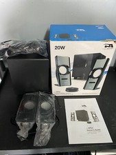  OPEN BOX Cyber Acoustics Speakers CA-SP24 Powered Speaker System  picture