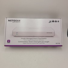 Netgear Insight Vizn GC110 8 port Lan + 2 x SFP Smart Cloud Managed Switch picture