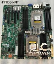 Used SuperMicro H11DSI-NT E-ATX Server Motherboard For Dual EPYC 7001/7002 picture