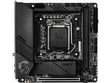 MSI MEG Z490I UNIFY LGA 1200 Intel Z490 SATA 6Gb/s Mini ITX Intel Motherboard picture