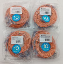 10 Pc. Monoprice 16326: SlimRun Cat6A Ethernet Patch Cable 7ft 30AWG 10G| BUNDLE picture