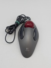 LOGITECH T-BC21 Marble Ergonomic Ball Wired Mouse USB 810-000767 picture
