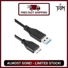 3 FT USB 3.0 External Hard Drive Cable for Efficient Charging & Data Transfer picture