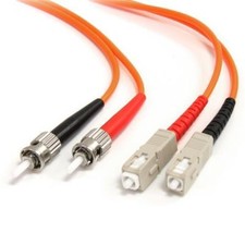 Package of 2 - SC ST MM Duplex 50/125 30M Fibre Cable picture