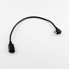 1pcs Mini USB 5 Pin 90 Degree Right Angled Male to Female Extension Data Cable picture