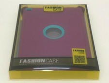 Heavy Duty Shock Proof Rugged Case Cover w/Stand For iPad 2 3 4 Purple & cyan picture
