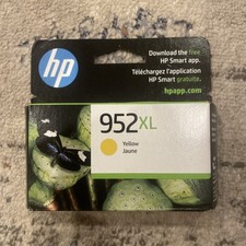 2025:  HP 952XL Yellow Ink Cartridge L0567AN High-Yield Packaging  picture