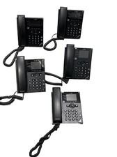 Lot Of (5) Polycom VVX 250 VoIP Business IP Desktop Phone POE, no power source picture