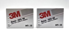 2-Pack 3M 4mm DDS-90 Data Tapes Lot New Sealed Backup Media - Made in Japan picture