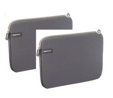 2 Pack - Basics 11.6-Inch Laptop Sleeve Protective Case with Zipper - Grey picture