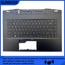 New For MSI GP66 MS-1542 1543 Upper Case Palmrest Full Colorful Backlit Keyboard picture