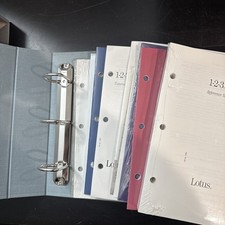 Lotus 1-2-3 Release 2.01 Complete Vintage 1986 IBM PC DOS 3.5 Floppy Software picture