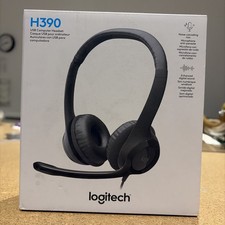 Logitech H390 Over-Head Comfort USB Headset w/ Noise-Canceling Microphone * NEW picture