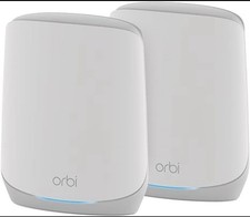 NETGEAR RBK750 Orbi WiFi 6 Tri-Band Whole Home Wireless System 2 Pack picture