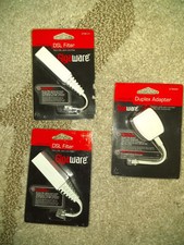 Gigaware DSL Filter Single Line (2)/ Duplex Adapter with Built-in DSL Filter (1) picture