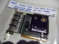 AU SELLER DIGIUM TE405P QUAD T1/E1 REV:E + VPMOCT128 REV:B1 ECHO CANCEL -TESTED picture