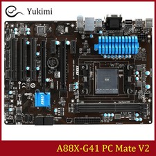 FOR MSI A88X-G41 PC Mate V2 DDR3*2 32GB AMD VGA HDMI DVI-D ATX Ｍotherboard Test picture