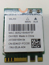 Dell D4V21 DW1820 QCNFA344A 802.11 ac WLAN Wireless Bluetooth WiFi Card picture